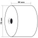Exacompta Ref: 42150E - 44 x 70mm, 55gsm Thermal Paper Receipt Till Rolls, For Cash Registers, Tills, EPOS, POS Terminal Card Pa