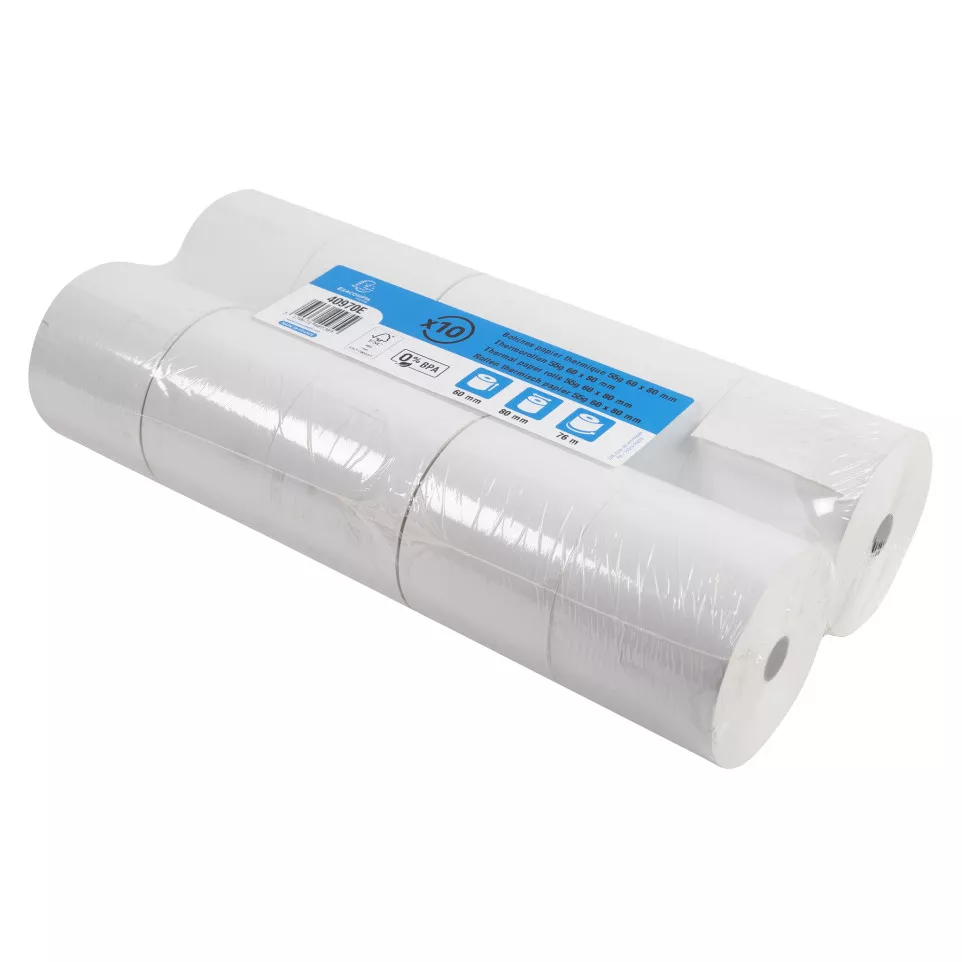 Bobine pour tickets de caisse 60x80mm...