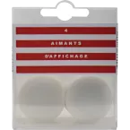 Boîte de 4 aimants F32 - 32mm de diamètre/ Pce