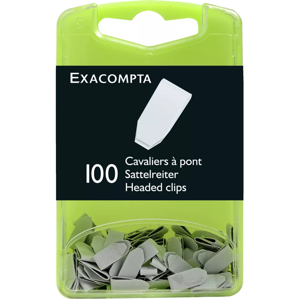 Exacompta Headed Rider Clips (Box of...