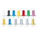 Box of Papic pins - 7mm high - 10mm width/ Pc.