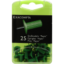 25 prikbordsp.Papic 10mm diam groen-/ St.