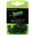 25 prikbordsp.Papic 10mm diam groen-/ St.