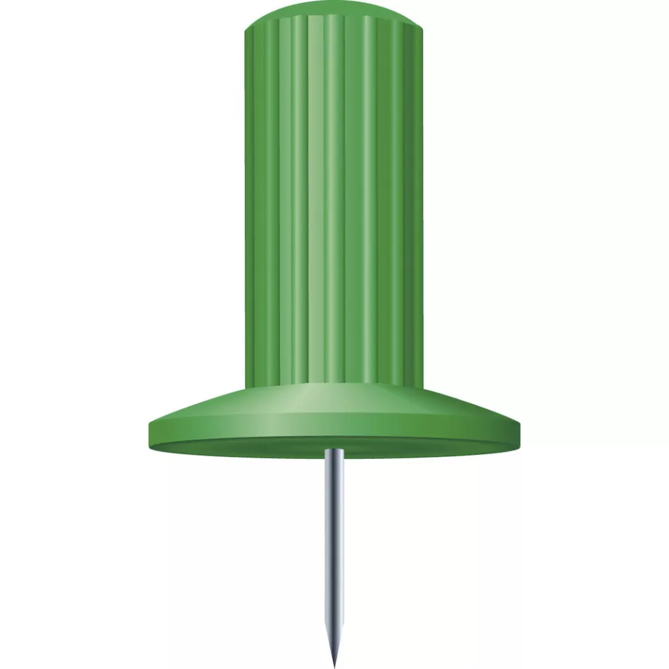 25 prikbordsp.Papic 10mm diam groen-/...