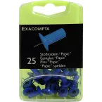 25 prikbordsp.Papic-10mm diam li-blauw/ St.