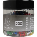 Exacompta Box of 200 Push Pins/ Pc.