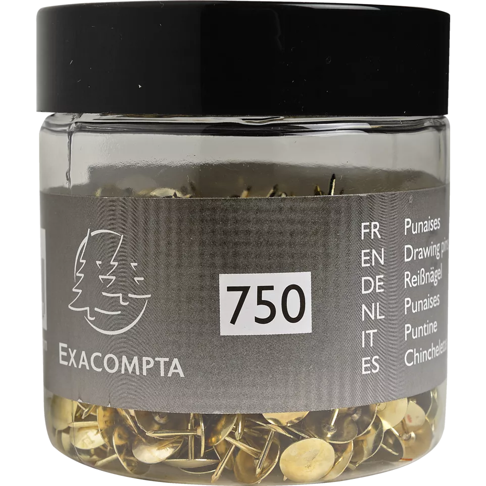 750 duimspijkers messing 9,5mm diam-/...