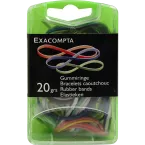 Boîte de bracelets caoutchouc 20g/ Pce