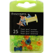 Boîte de 25 épingles Push Pins - Hauteur de pointe 7mm - 10mm de diamètre/ Pce