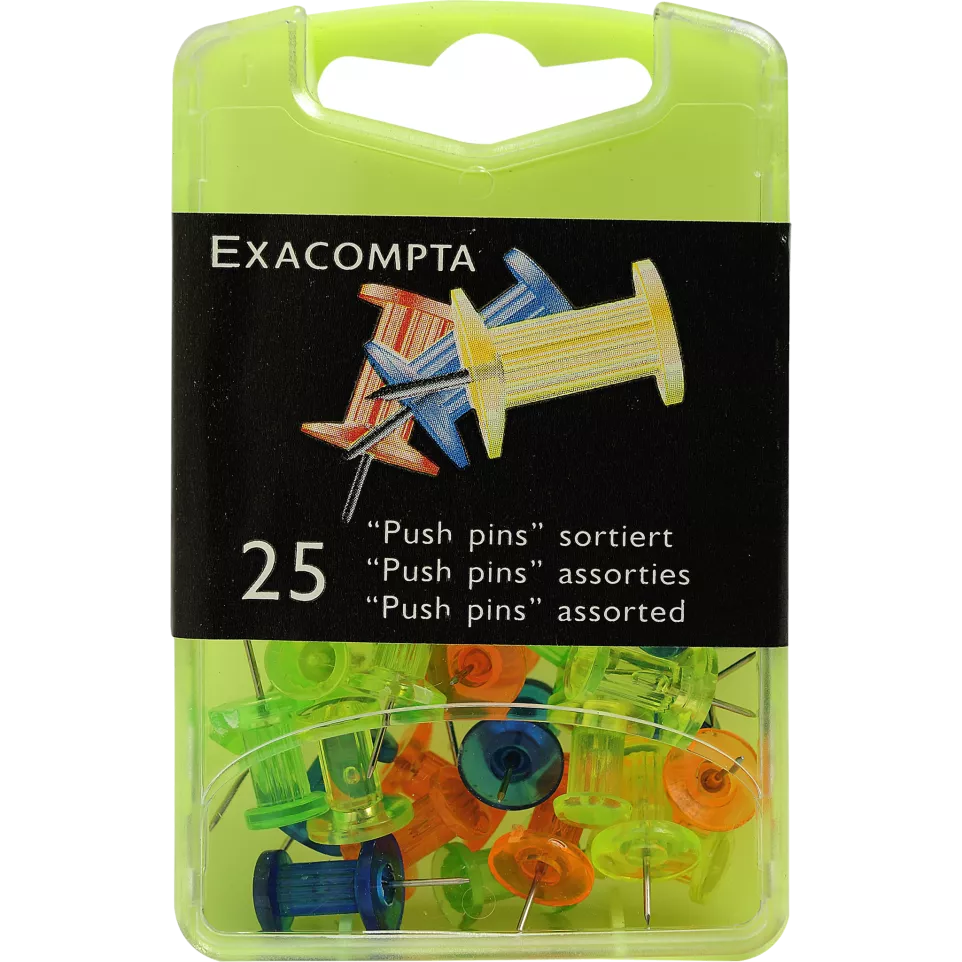 Boîte de 25 épingles Push Pins -...