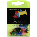 Boîte de 25 épingles Push Pins - Hauteur de pointe 7mm - 10mm de diamètre/ Pce