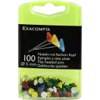 Exacompta Small Flat-Headed Pins (Box of 100)/ Pc.
