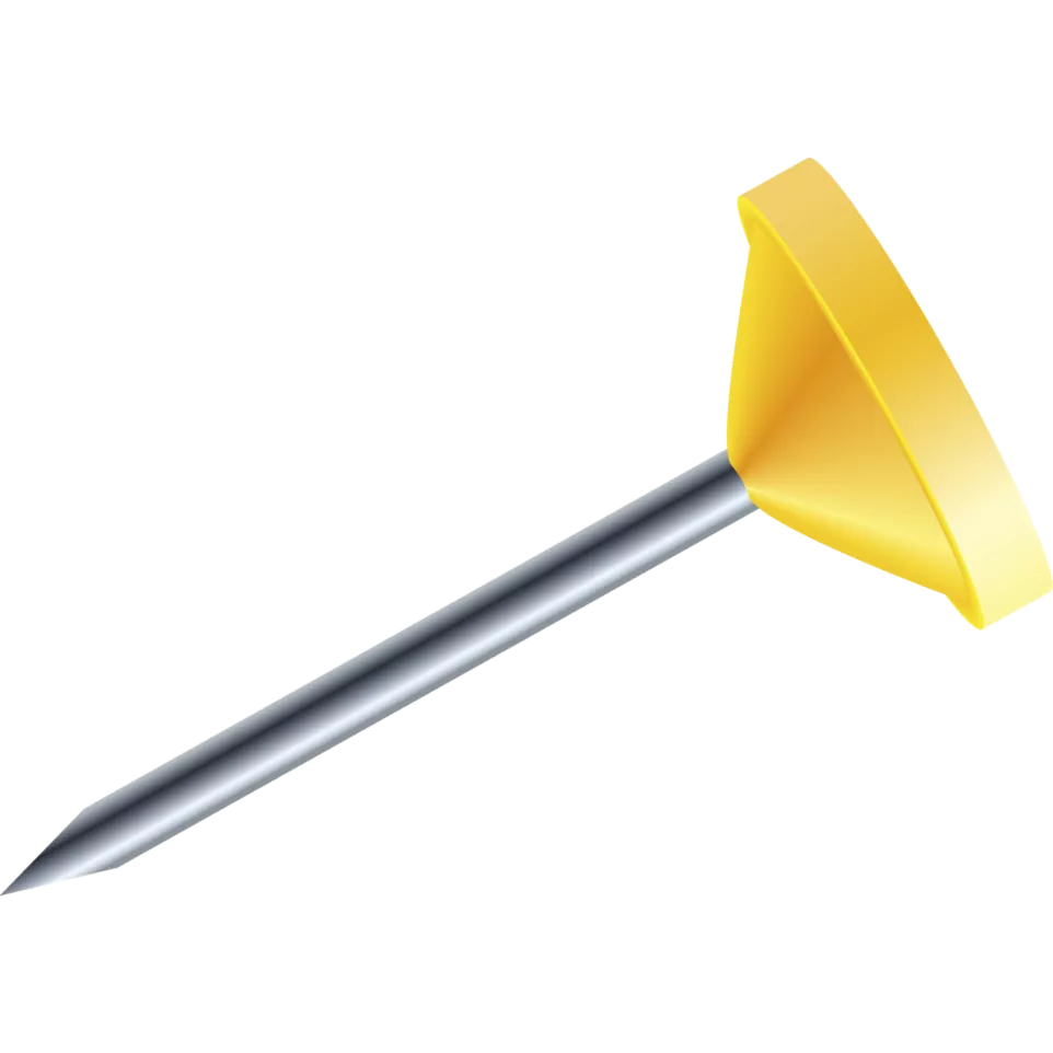 Boîte de 100 épingles à tête plate...