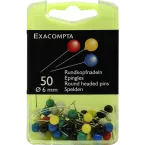 50 bolv. Prikbordsp.- H15mm 6mmdiam ass/ St.