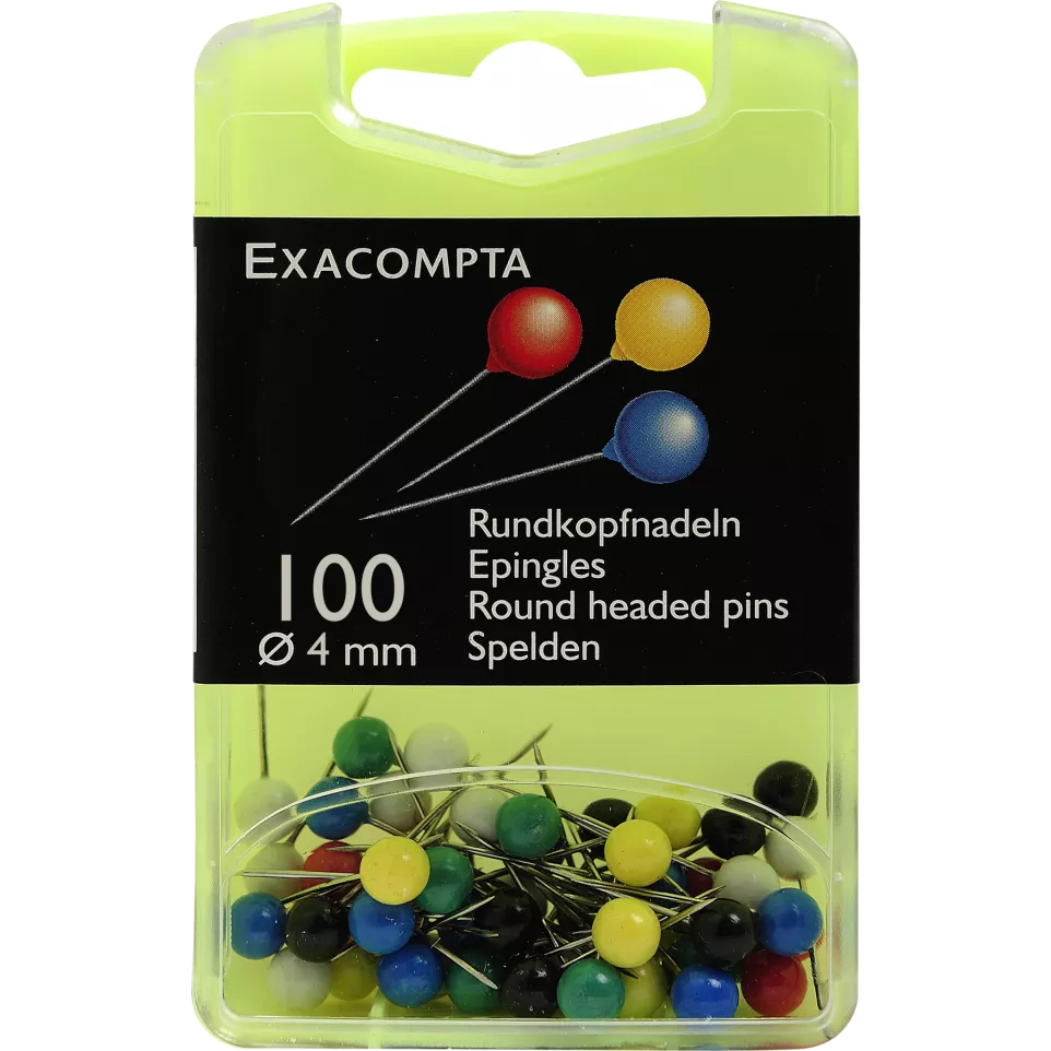 100 bolv.prikbordsp.- H15mm 4mmdiam...