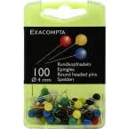 Exacompta Roundhead Pins (Box of 100)/ Pc.