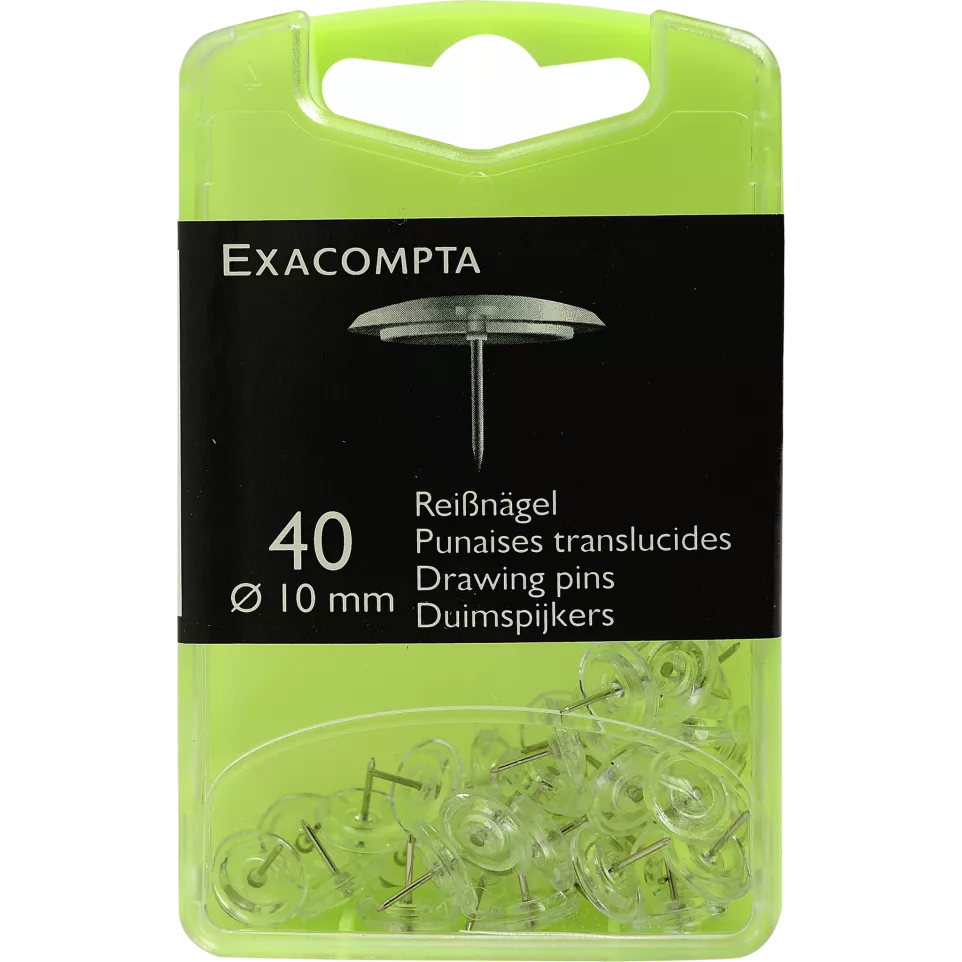 Box of 40 flat head pins 7mm high...