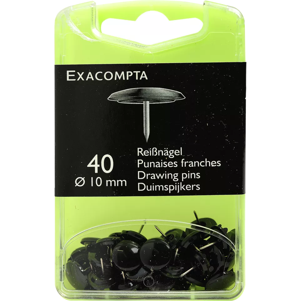Exacompta Plastic Drawing Pins/ Pc.