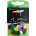 Exacompta Plastic Drawing Pins/ Pc.