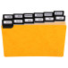 24 dividers 500 micron with alphabetical metallic tabs for horizontal filing 105x148mm/ Pc.