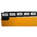 24 dividers 500 micron with alphabetical metallic tabs for horizontal filing 105x148mm/ Pc.