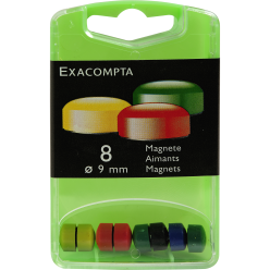  8 magneten F9 - 9mm diam ass-/ St.
