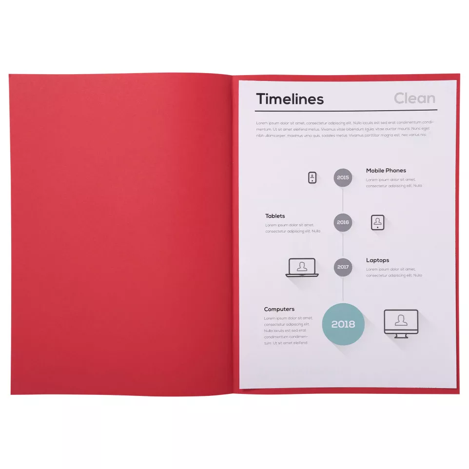 Pack of 250 insert folders SUPER 60 -...