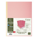 PK 25 map linnen rug FOREVER roze-/ St.