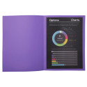 Pack of 100 square cut folders ROCK''S 210 - 24x32cm/ Pc.