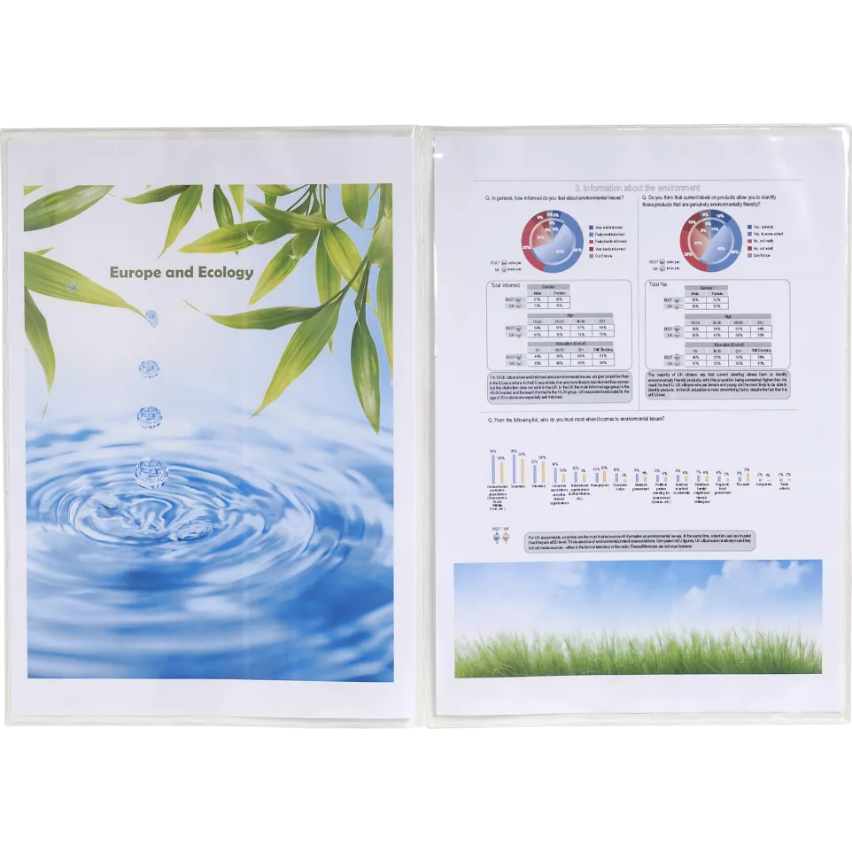 Pk 10 Sleeves PP A4 1.2mm Single/ Pc.