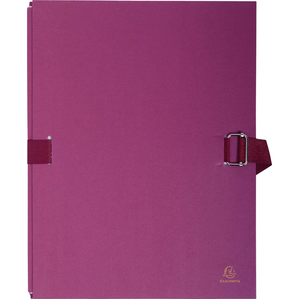 Expanding spine folder with flap on...