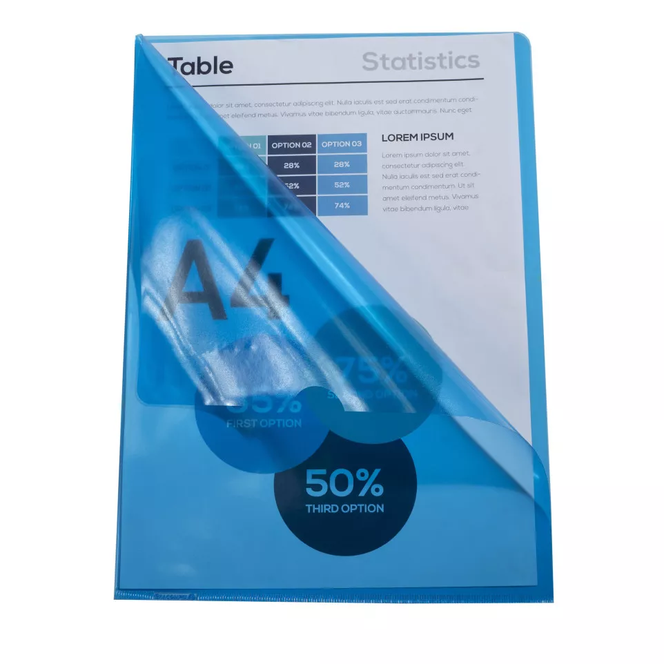 Sachet de 10 pochettes coin PVC lisse...