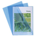 PK 10 L-map glad PVC- 13/100 A4 blauw/ St.