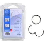 Blister de 10 anneaux articulés - Diamètre 25mm/ Pce