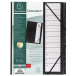Multipart file Ordonator with elastic straps 12 numerial tabs from 1 to 12 - A4/ Pc.