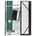 Multipart file Ordonator with elastic straps 12 numerial tabs from 1 to 12 - A4/ Pc.
