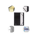 Multipart file Ordonator with elastic straps 12 numerial tabs from 1 to 12 - A4/ Pc.