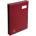 Signature book PVC, pocket on the page corner to maintain the document - 24 compartments/ Pc.
