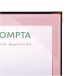 Signature book PVC, pocket on the page corner to maintain the document - 24 compartments/ Pc.