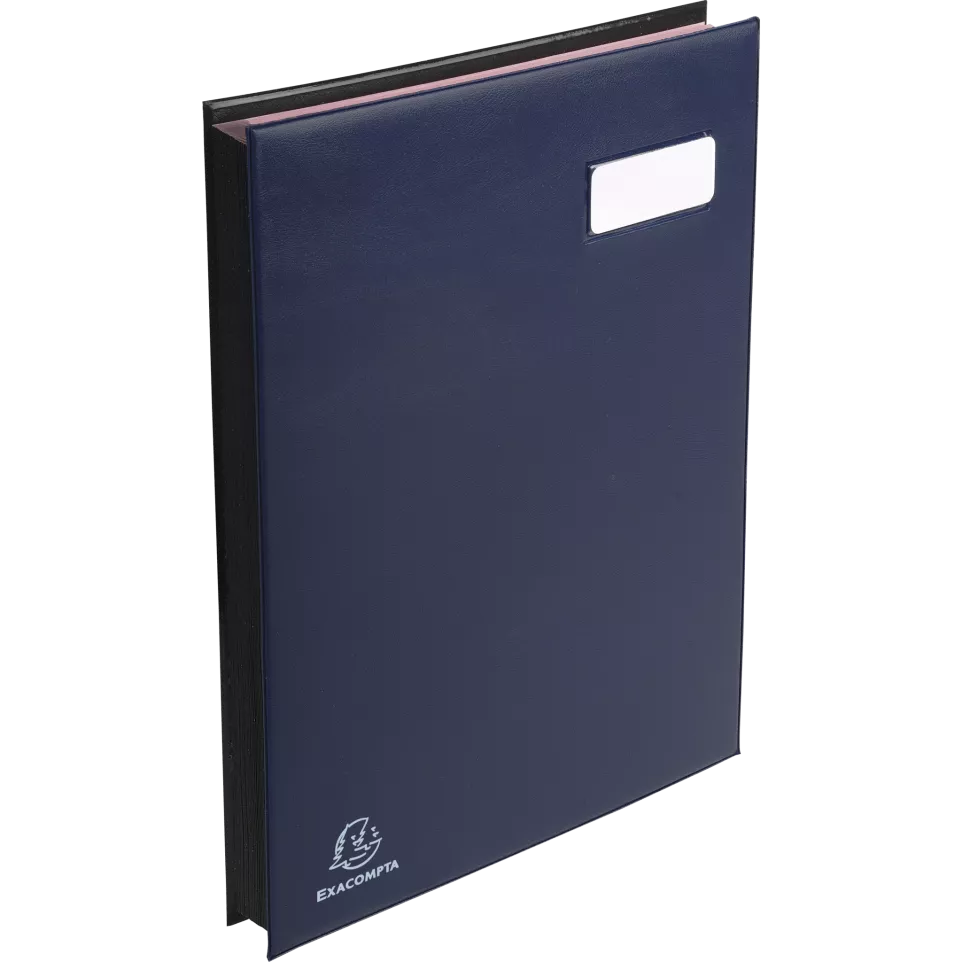 Signature book PVC, pocket on the...