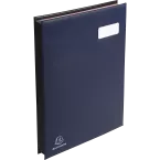 Signature book PVC, pocket on the page corner to maintain the document - 24 compartments/ Pc.