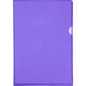 Pk 100 Cut Flush Fldr PVC A4 0.13mm Ast/ Pc.