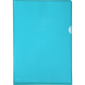 Etui carton de 100 pochettes coin PVC lisse haute résistance 13/100e - A4/ Pce