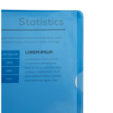 Etui carton de 100 pochettes coin PVC lisse haute résistance 13/100e - A4/ Pce