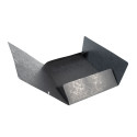 Elastomap glansk.425- 3klep Max Cap zwart/ St.