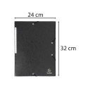 Folder 3 Flap Elastic A4 Max Cap L Grn/ Pc.