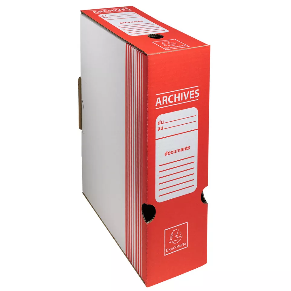 Boite archive Dos 100mm carton ondulé...