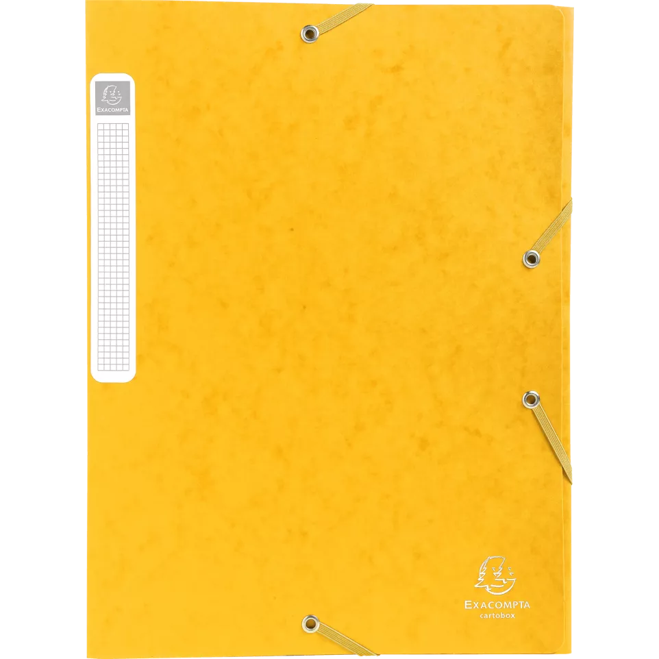 CARTOBOX glanskarton rug 25mm geel-/ St.