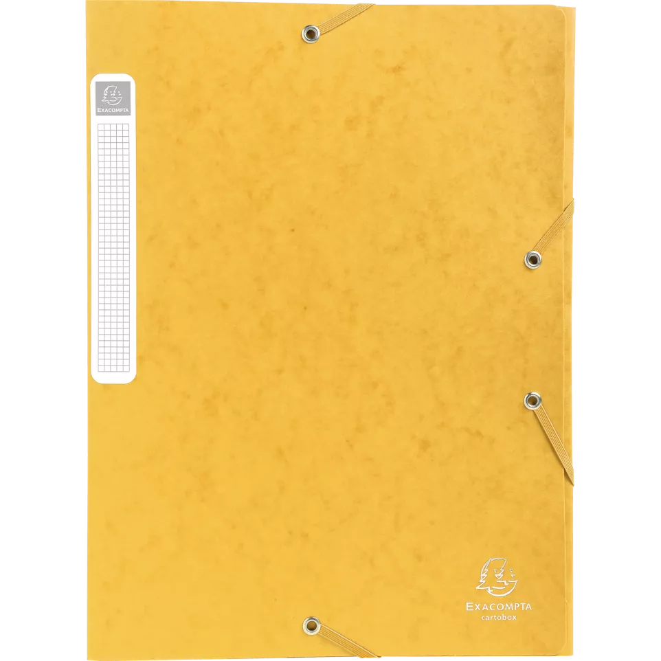 CARTOBOX glanskarton rug 40mm geel-/ St.