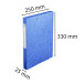CARTOBOX glanskarton rug 25mm blauw-/ St.